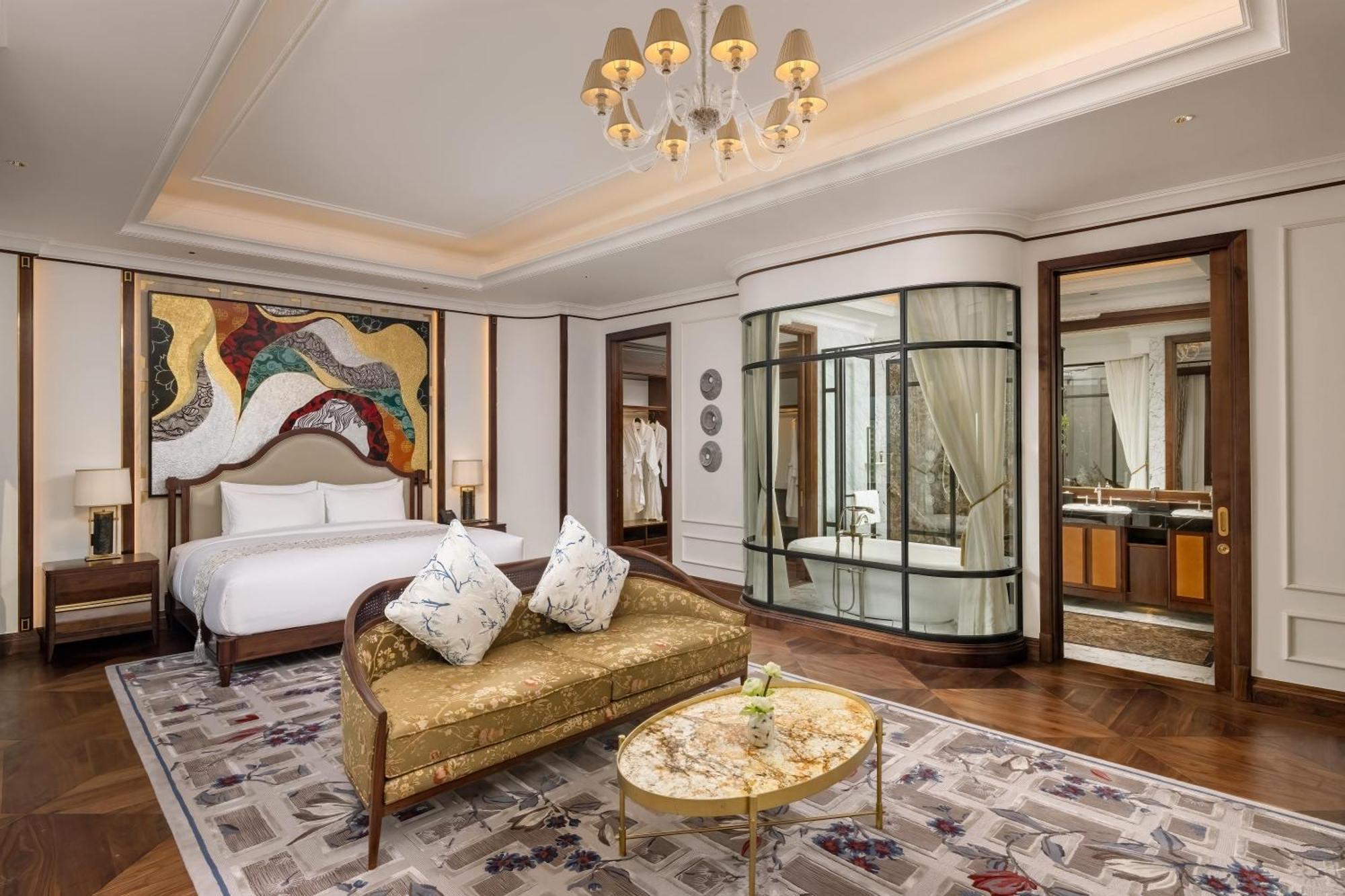 Mai House Saigon Hotel Ho Chi Minh City Exterior photo A bedroom at The St. Regis Mumbai