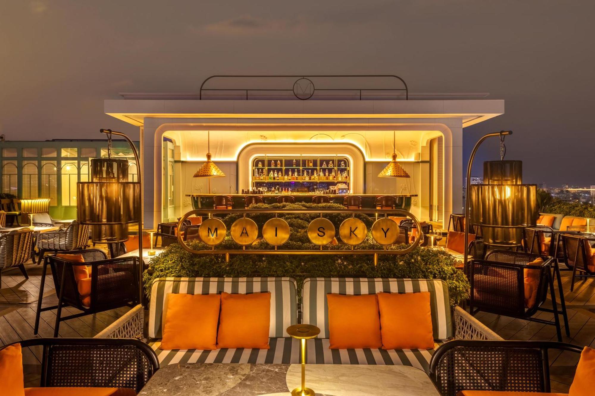 Mai House Saigon Hotel Ho Chi Minh City Exterior photo The bar at the top of the hotel